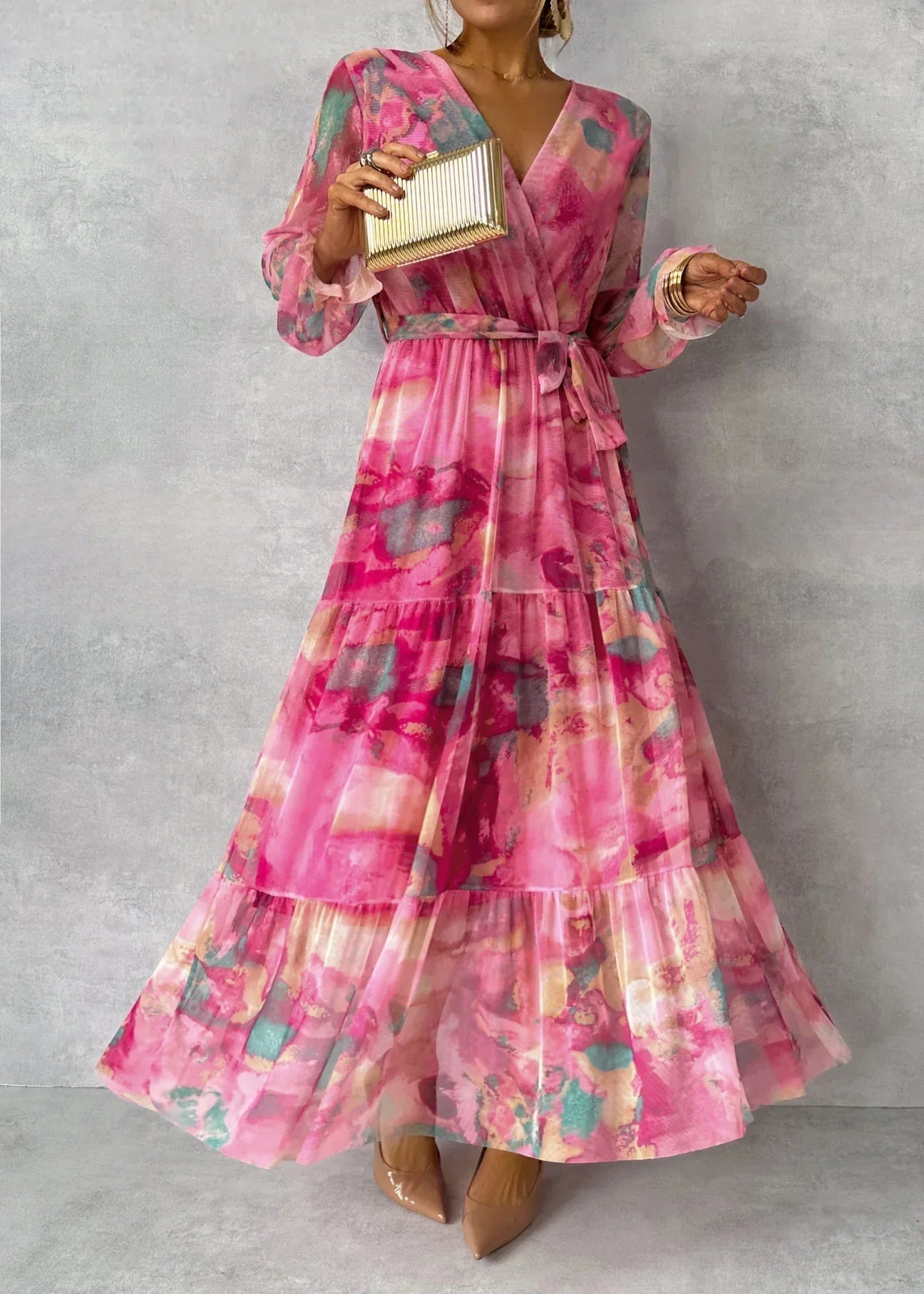 Ivy & Grace™ | Wrap Dress with Floral Print
