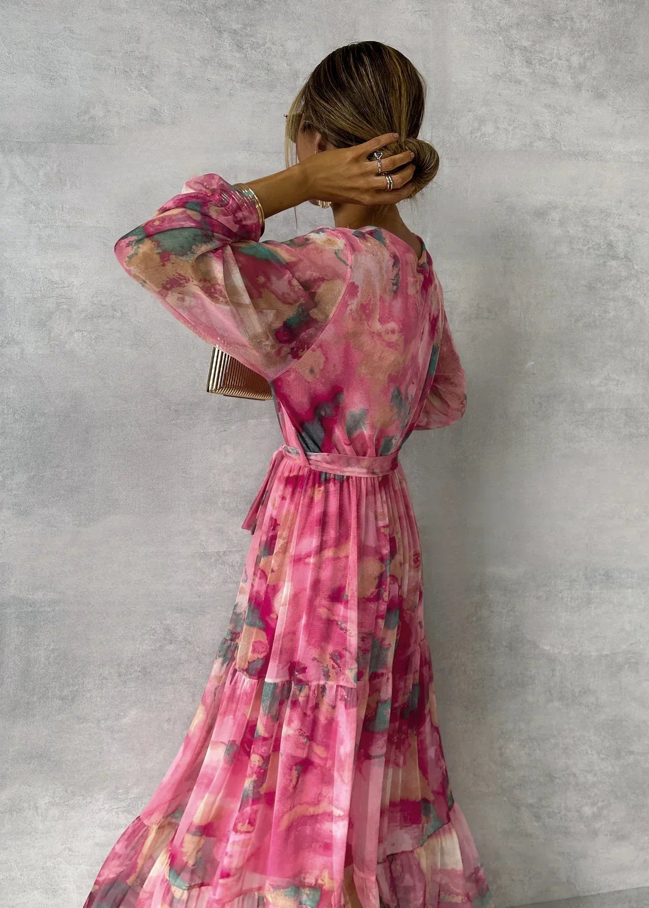 Ivy & Grace™ | Wrap Dress with Floral Print