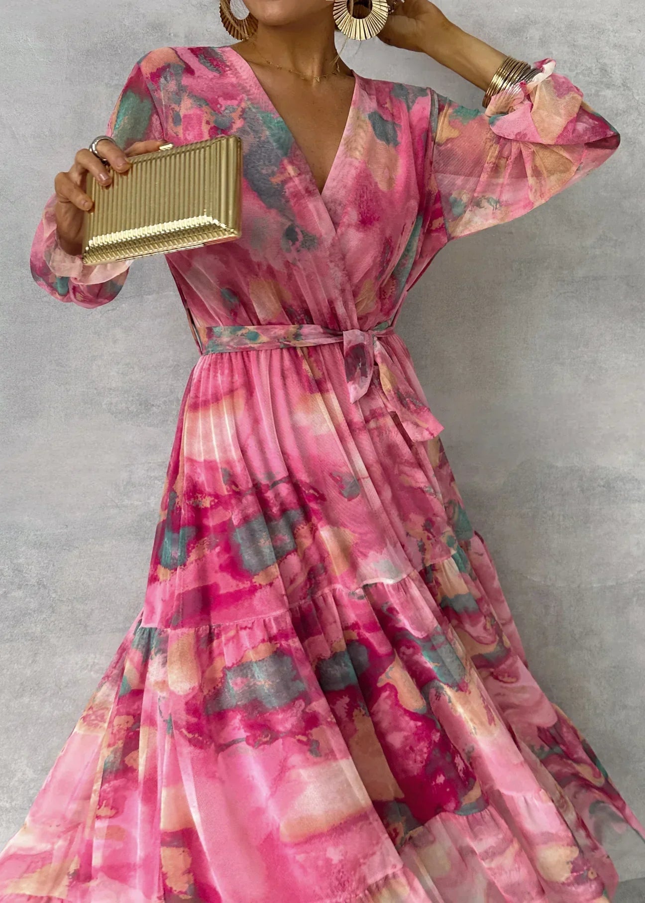 Ivy & Grace™ | Wrap Dress with Floral Print
