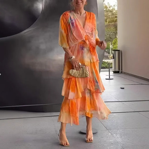 Ivy & Grace™ |Layered Floral Sun Dress