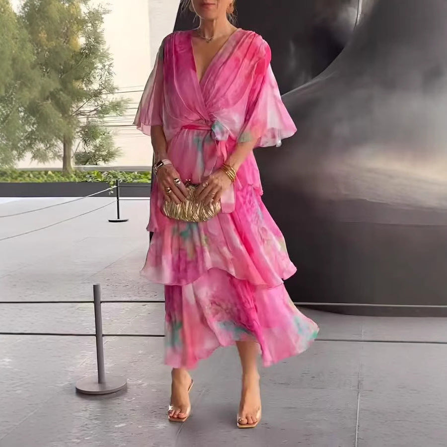 Ivy & Grace™ |Layered Floral Sun Dress