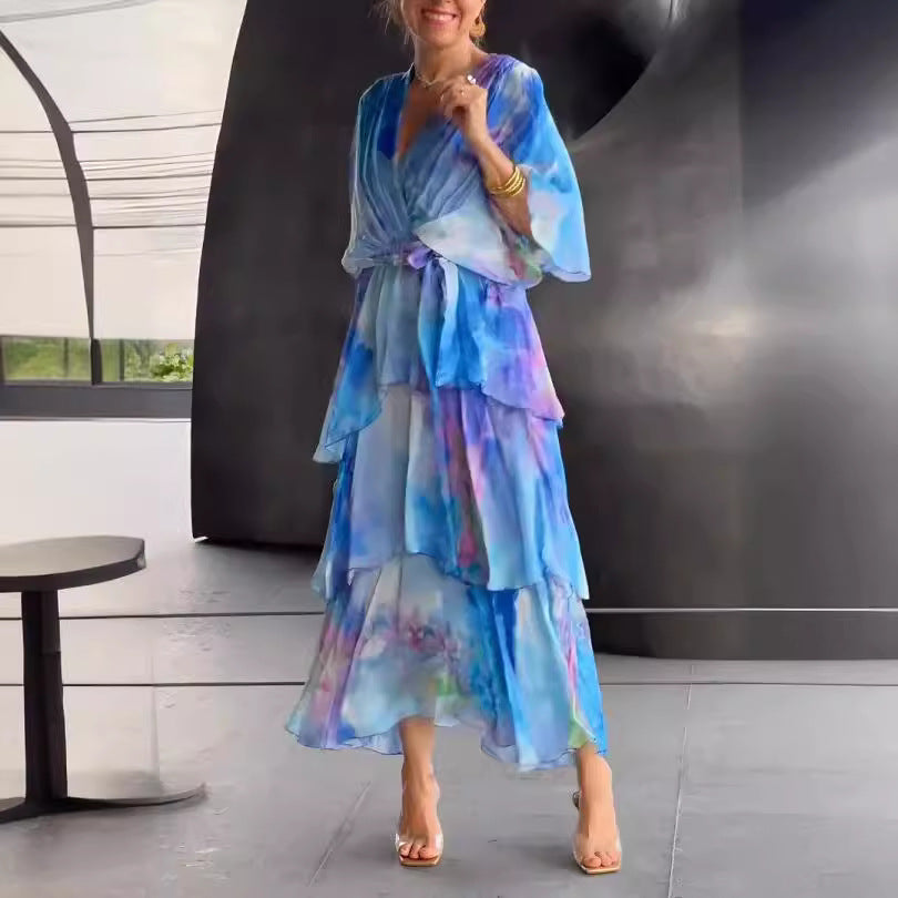 Ivy & Grace™ |Layered Floral Sun Dress