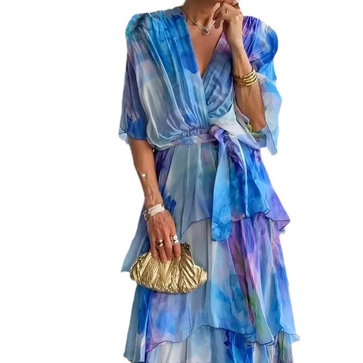 Ivy & Grace™ |Layered Floral Sun Dress