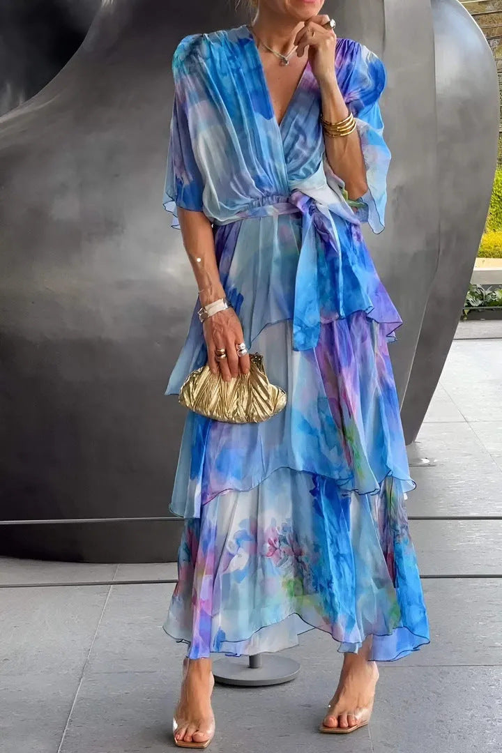 Ivy & Grace™ |Layered Floral Sun Dress