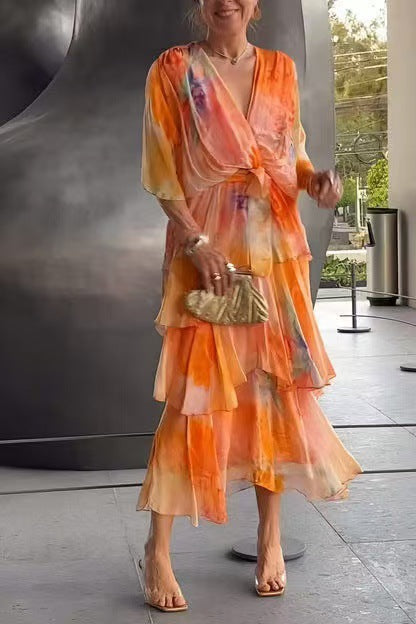 Ivy & Grace™ |Layered Floral Sun Dress