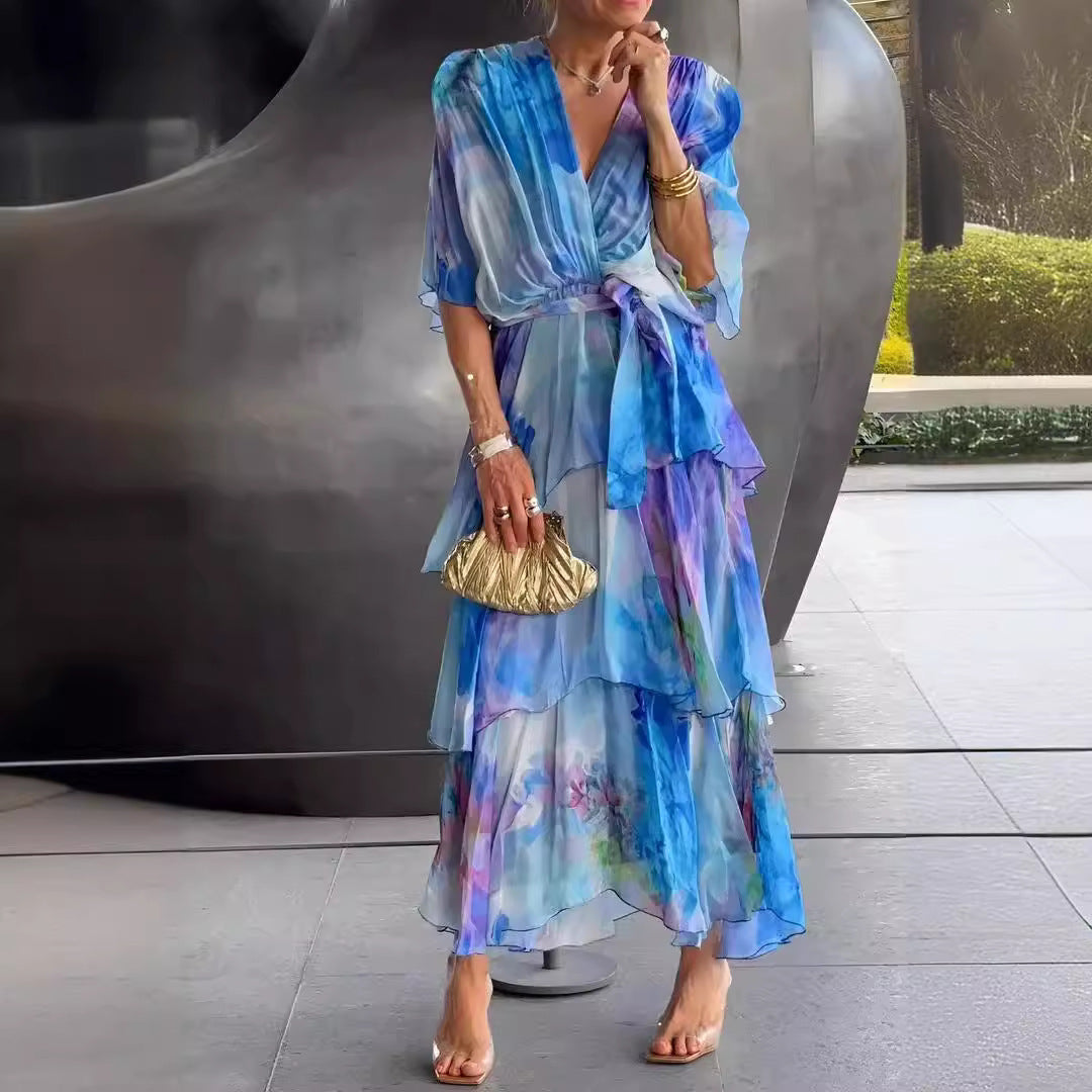 Ivy & Grace™ |Layered Floral Sun Dress