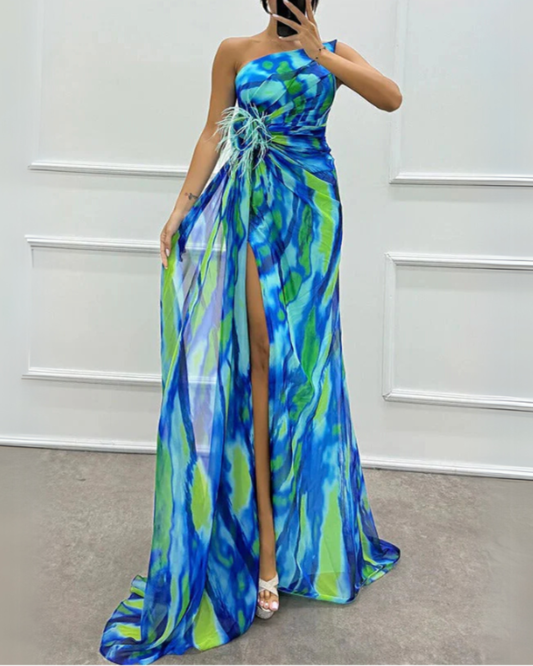 Ivy & Grace™ | Vibrant Draped Dress