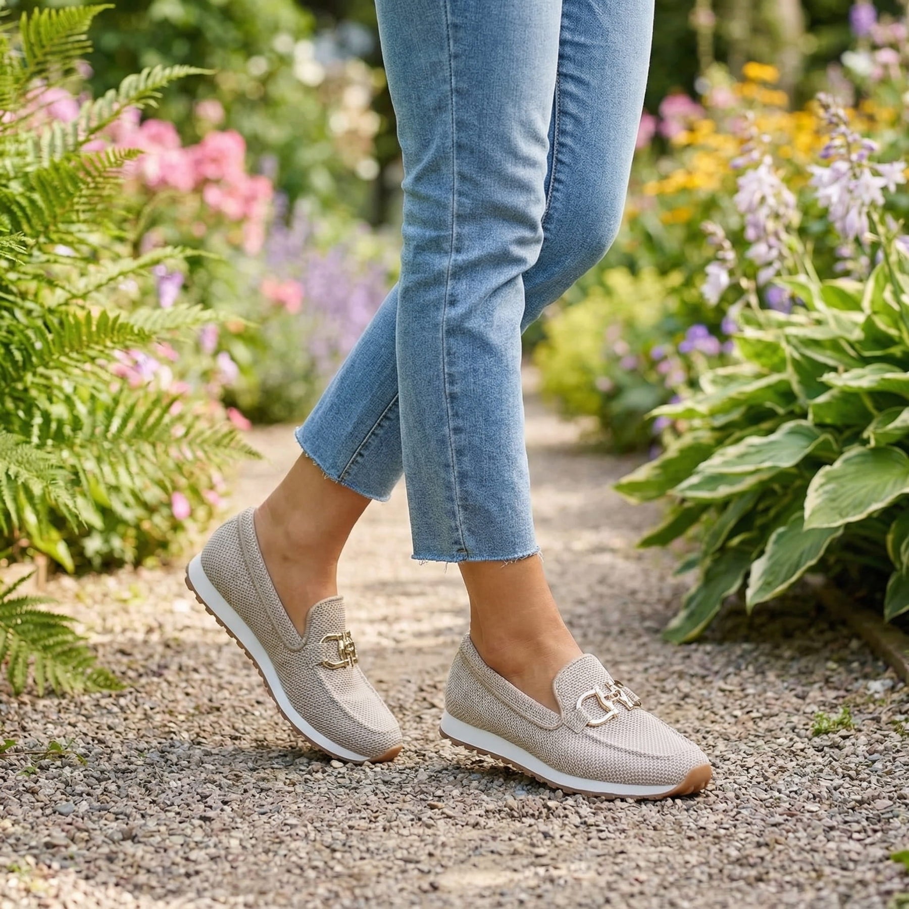 Vera™ | Cushioned Slip-On Loafer Sneakers