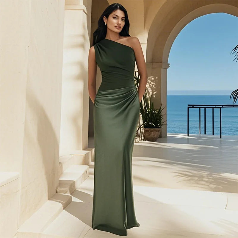 Ivy & Grace™ | Maxi Dress with a Guilt in Satin