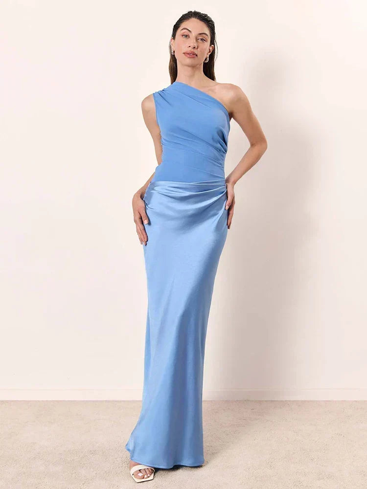 Ivy & Grace™ | Maxi Dress with a Guilt in Satin