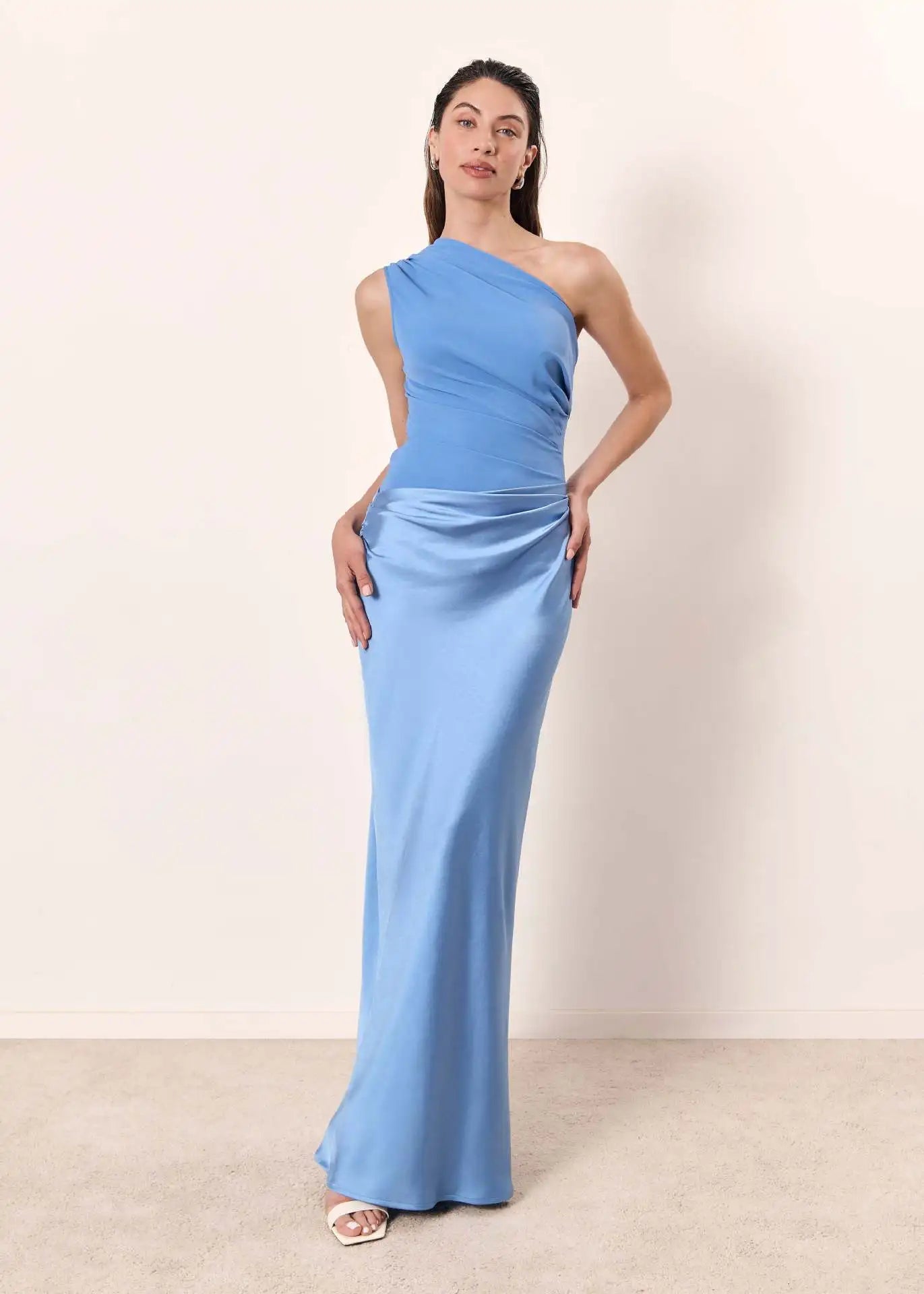 Ivy & Grace™ | Maxi Dress with a Guilt in Satin