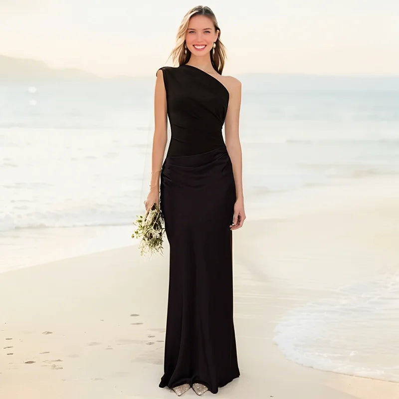 Ivy & Grace™ | Maxi Dress with a Guilt in Satin