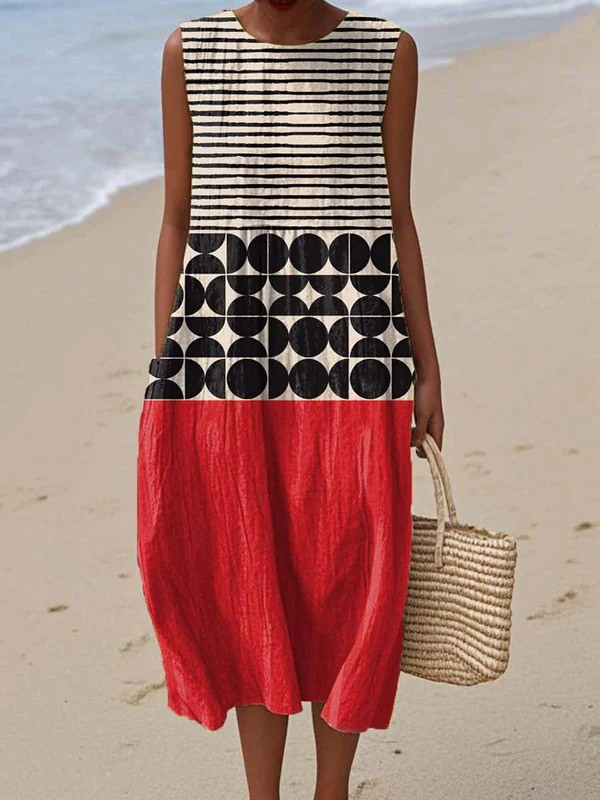 Violet™ Colorblock Midi Dress