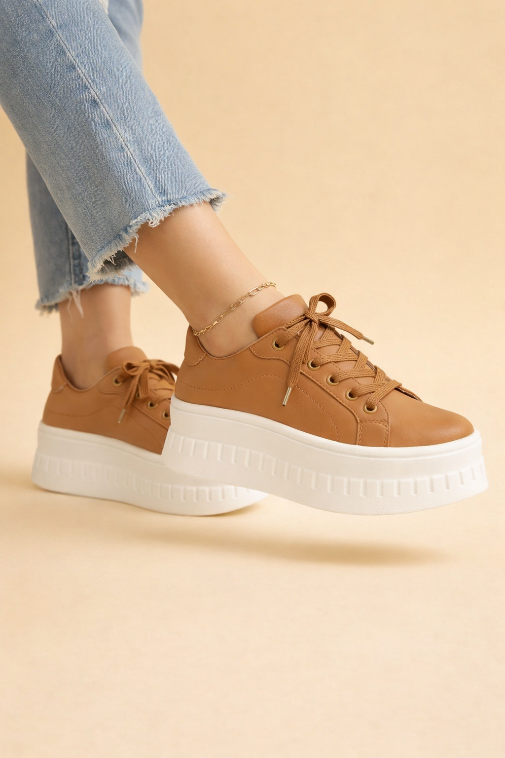 Aly | Women’s Stylish Plateau Sneakers with All-Day Comfort