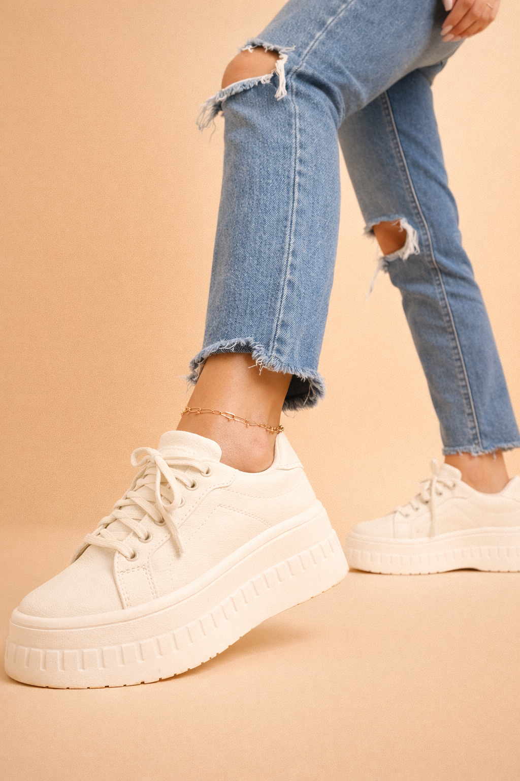 Aly | Women’s Stylish Plateau Sneakers with All-Day Comfort