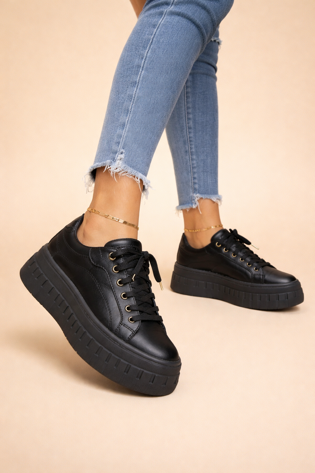 Aly | Women’s Stylish Plateau Sneakers with All-Day Comfort
