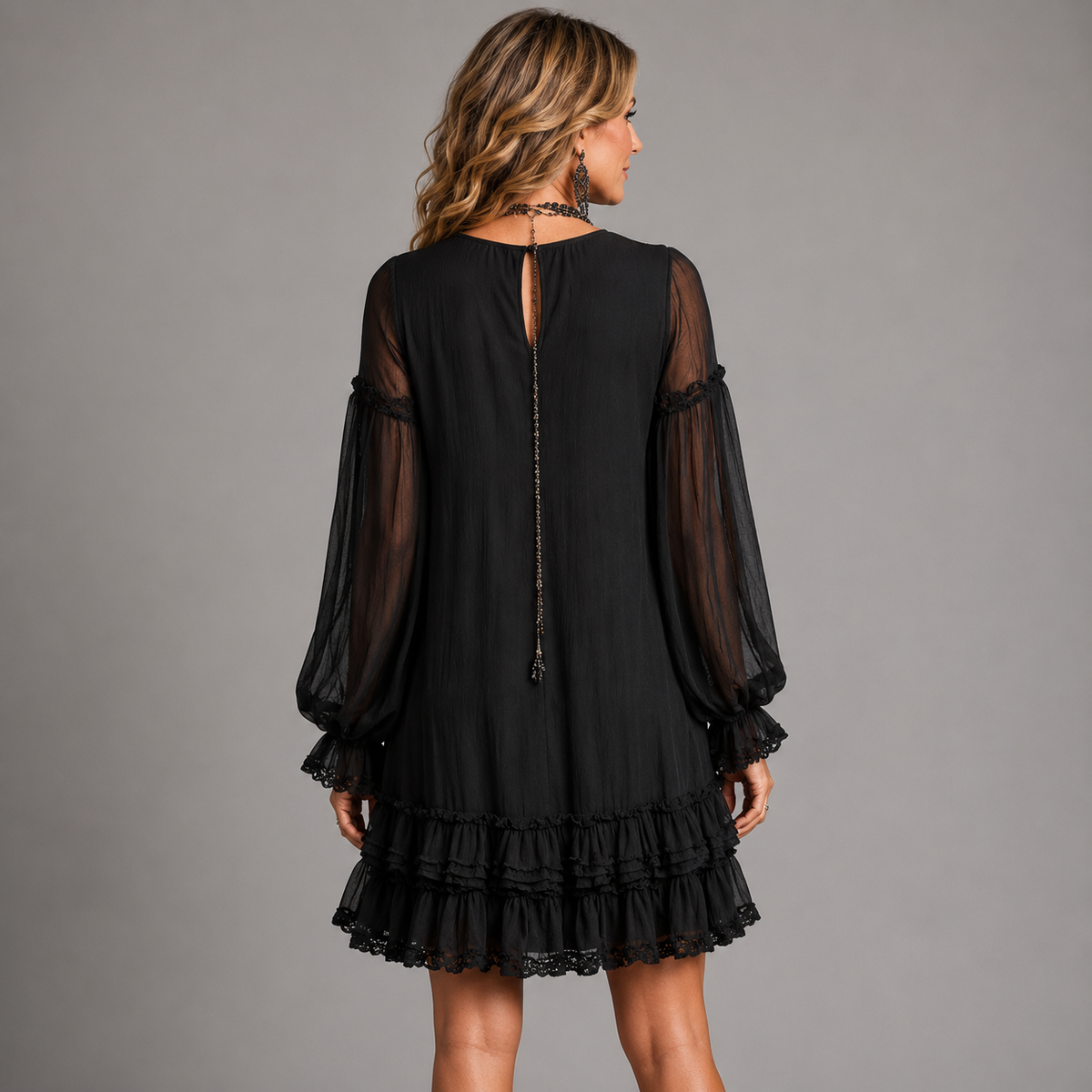 Oriella™ | Flattering Ruffle Mini Dress