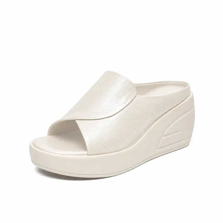 Karina™ | Cushioned Slip-On Wedge Sandals