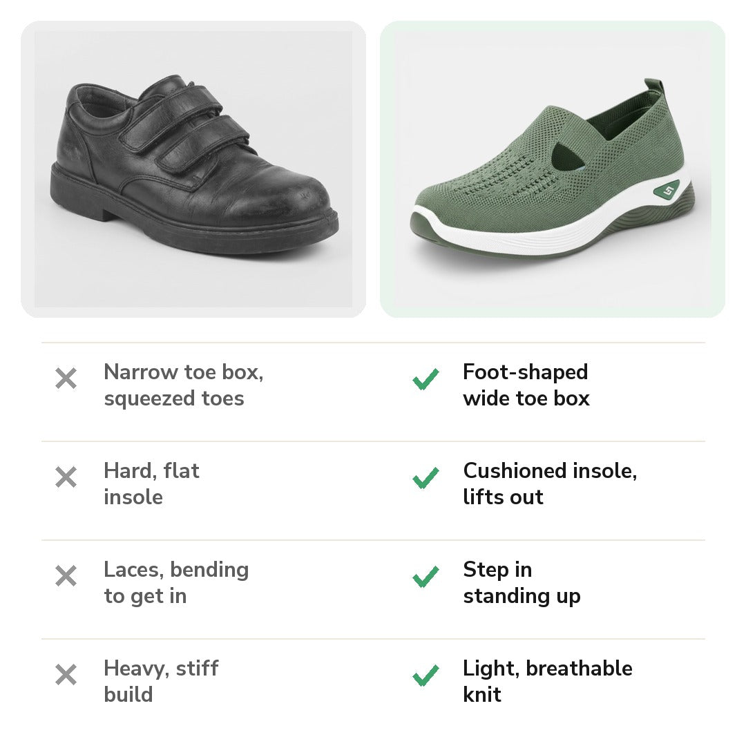 Carrie™ | Orthopaedic Cushioned Slip-On Shoes