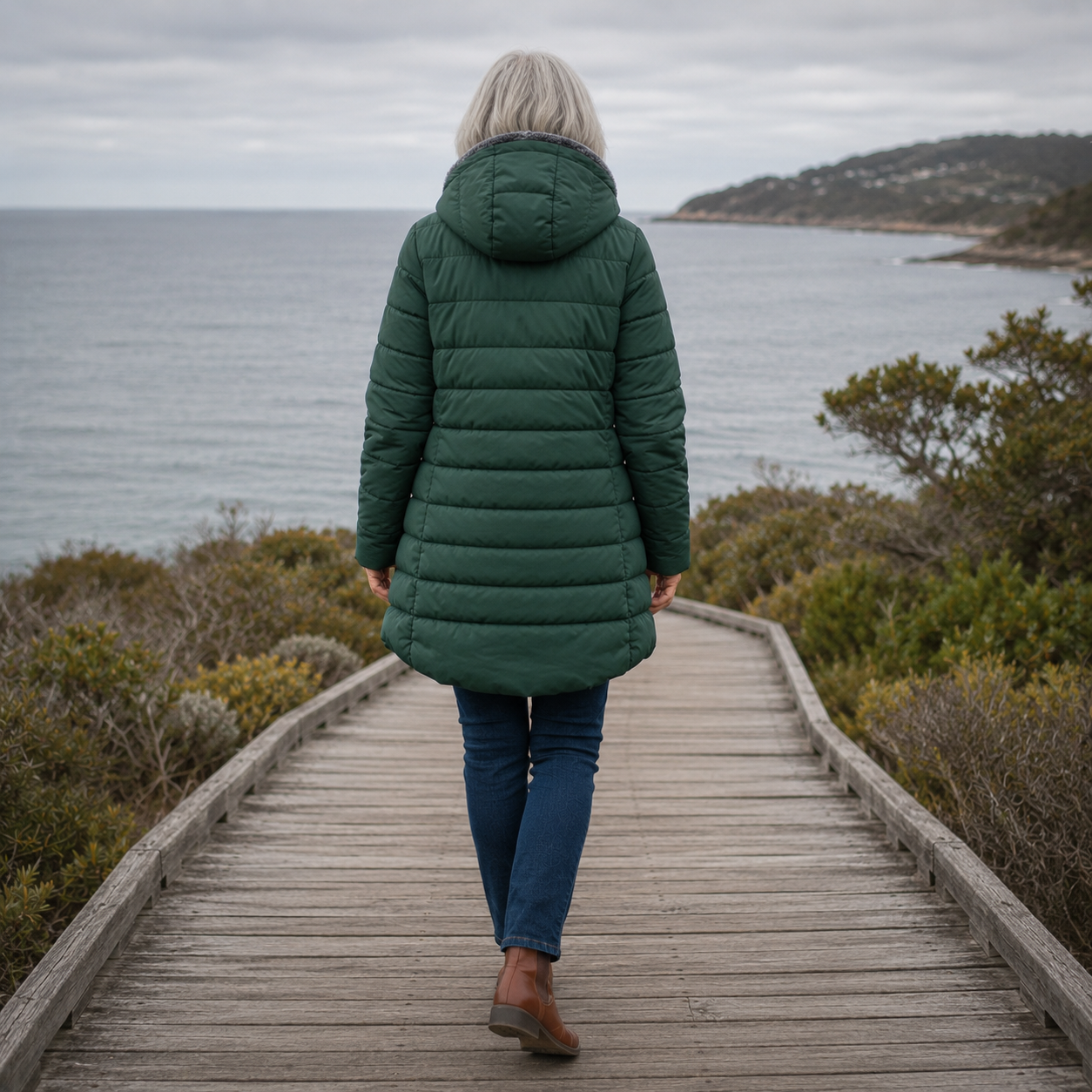 Jami™ | Quilted A-Line Winter Coat