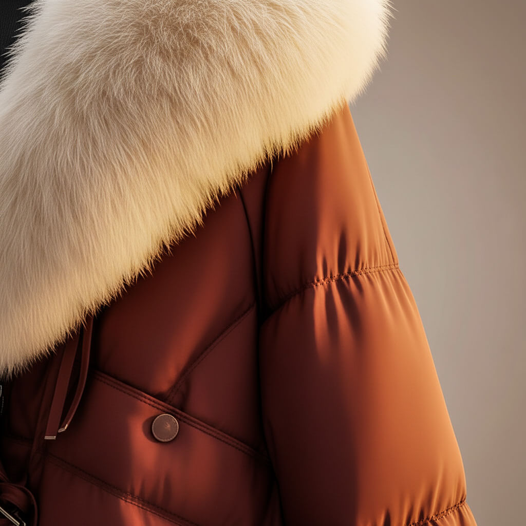 Elsie™ | Quilted Statement-Collar Coat