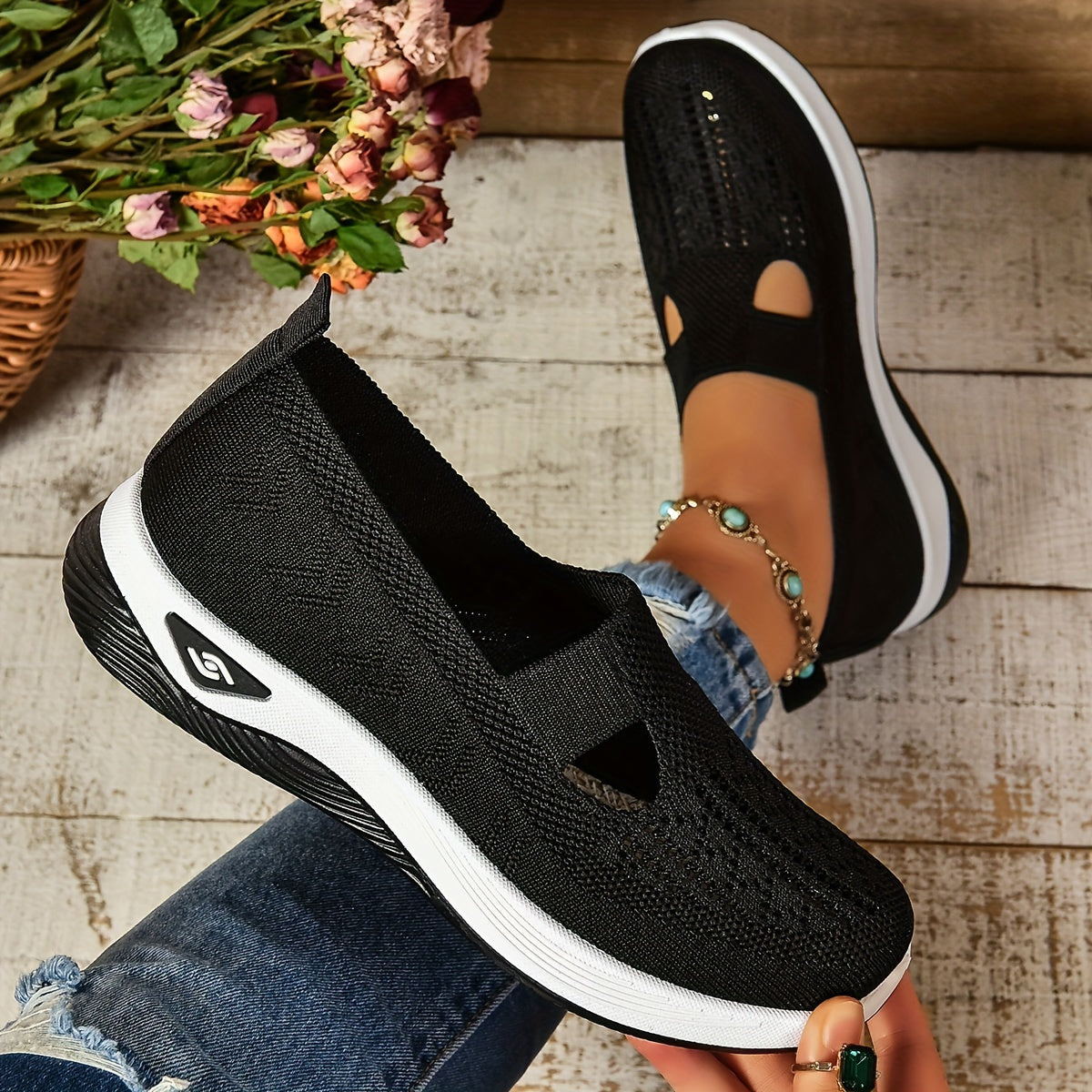 Carry™ | Cushioned Slip-On Walking Shoes