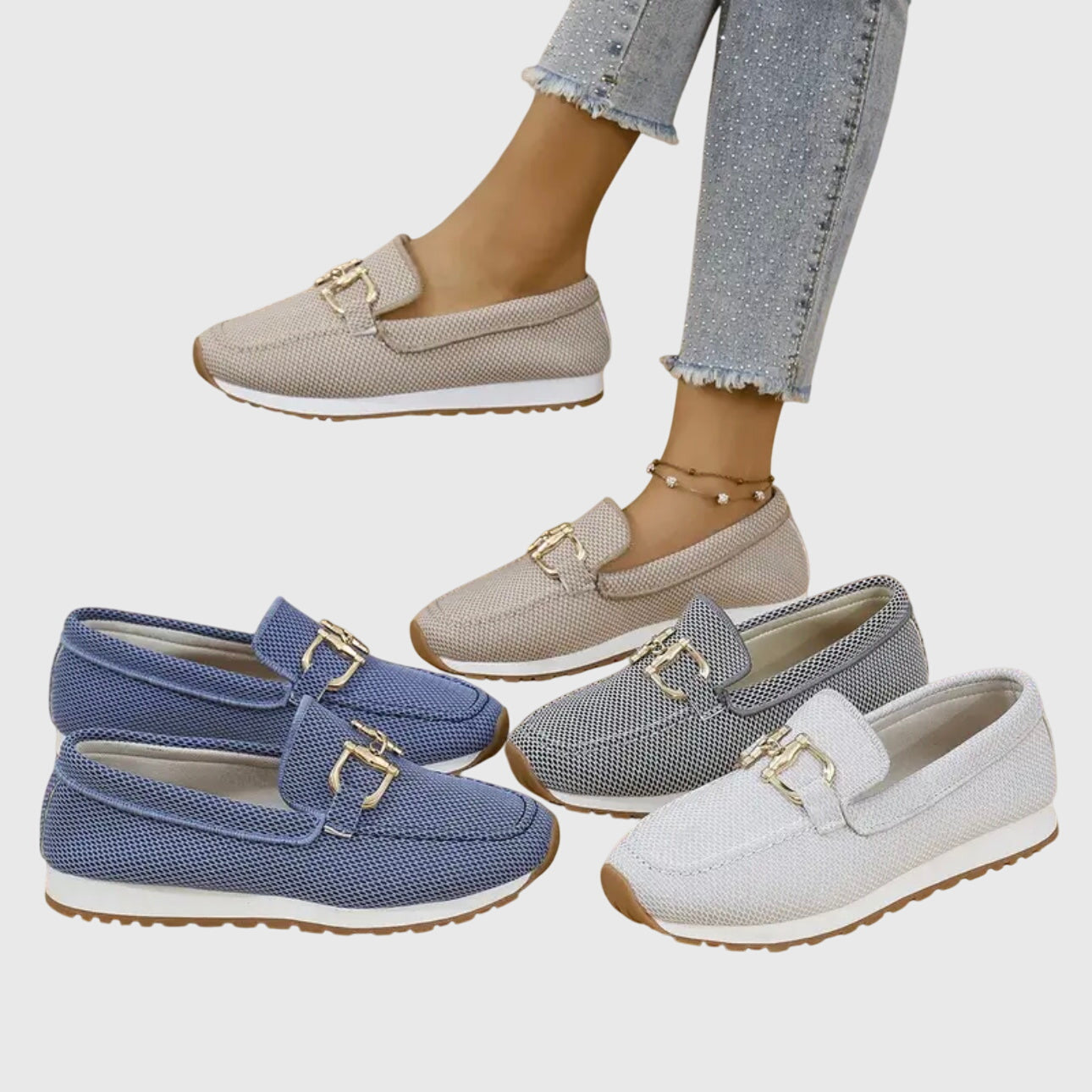 Vera™ | Cushioned Slip-On Loafer Sneakers