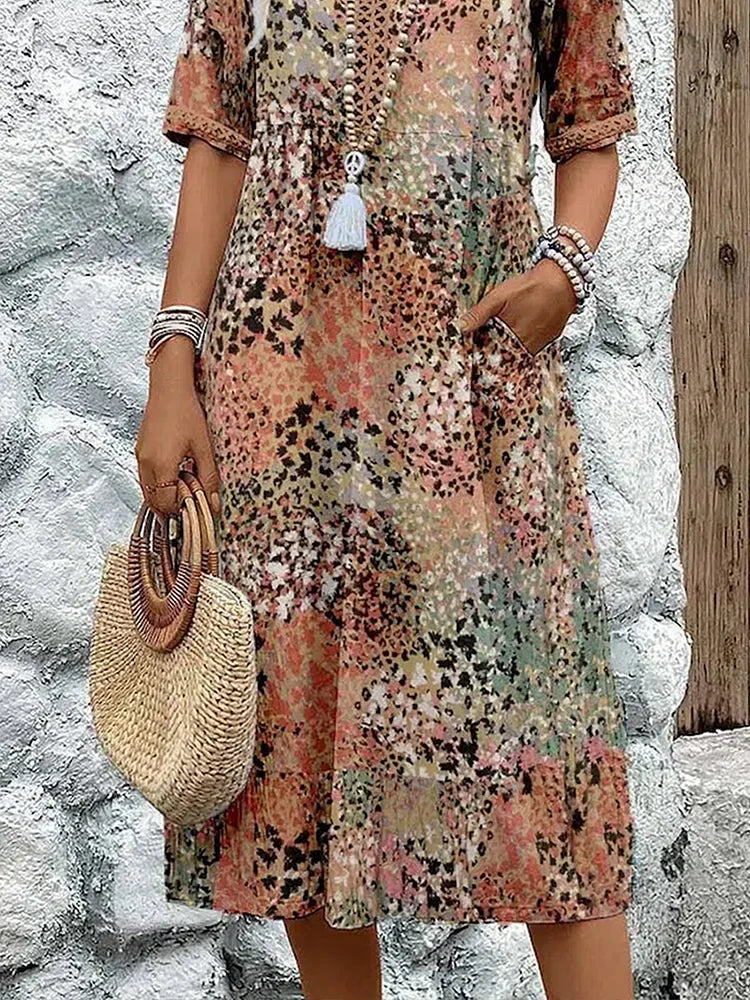 HARPER™ | Vibrant Mid Length Dress