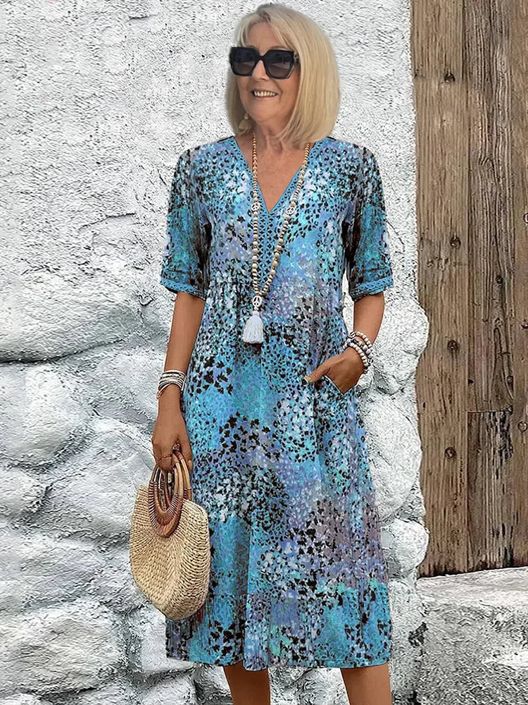 HARPER™ | Vibrant Mid Length Dress