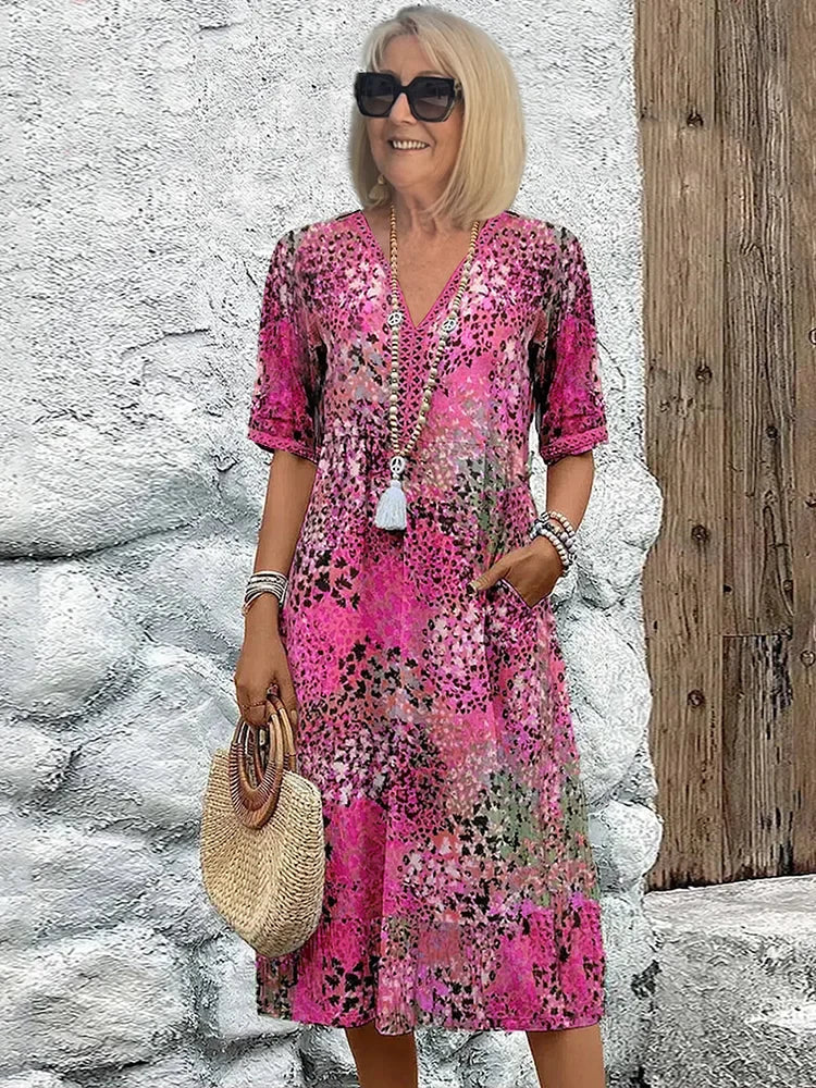 HARPER™ | Vibrant Mid Length Dress