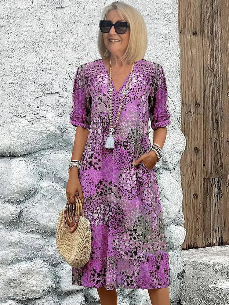 HARPER™ | Vibrant Mid Length Dress