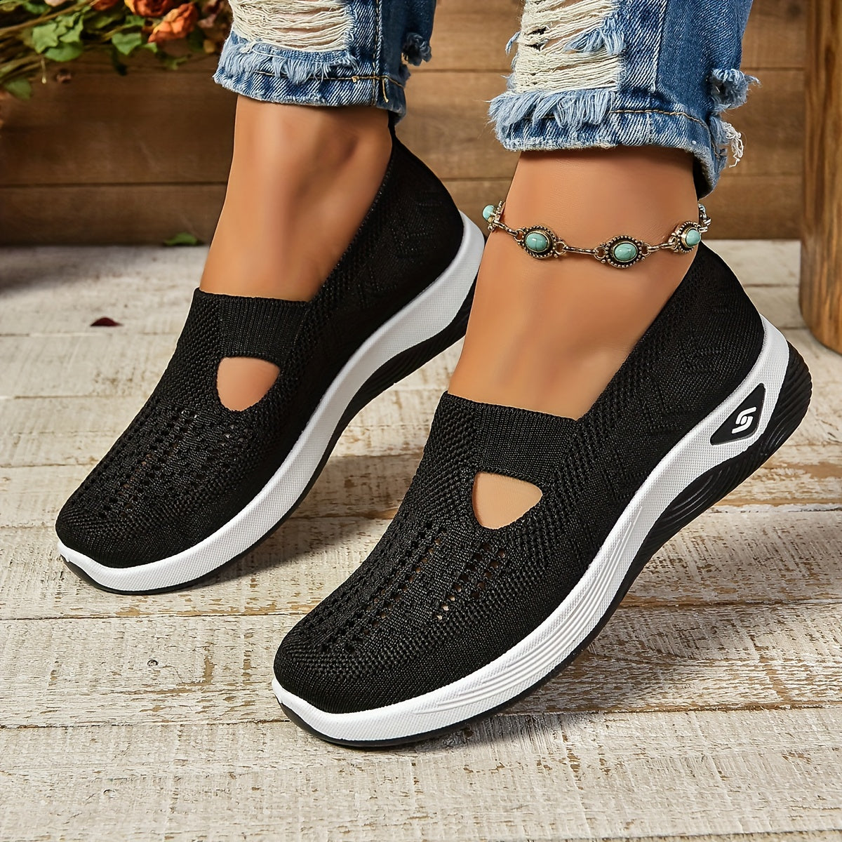Carry™ | Cushioned Slip-On Walking Shoes