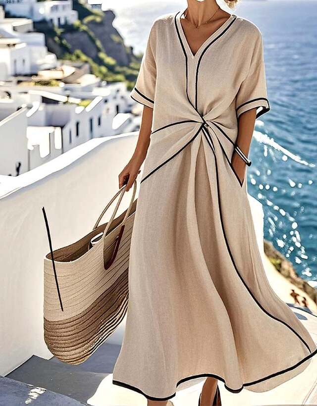 Marcella Striped Summer Dress