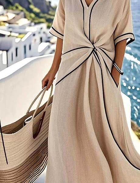 Marcella Striped Summer Dress