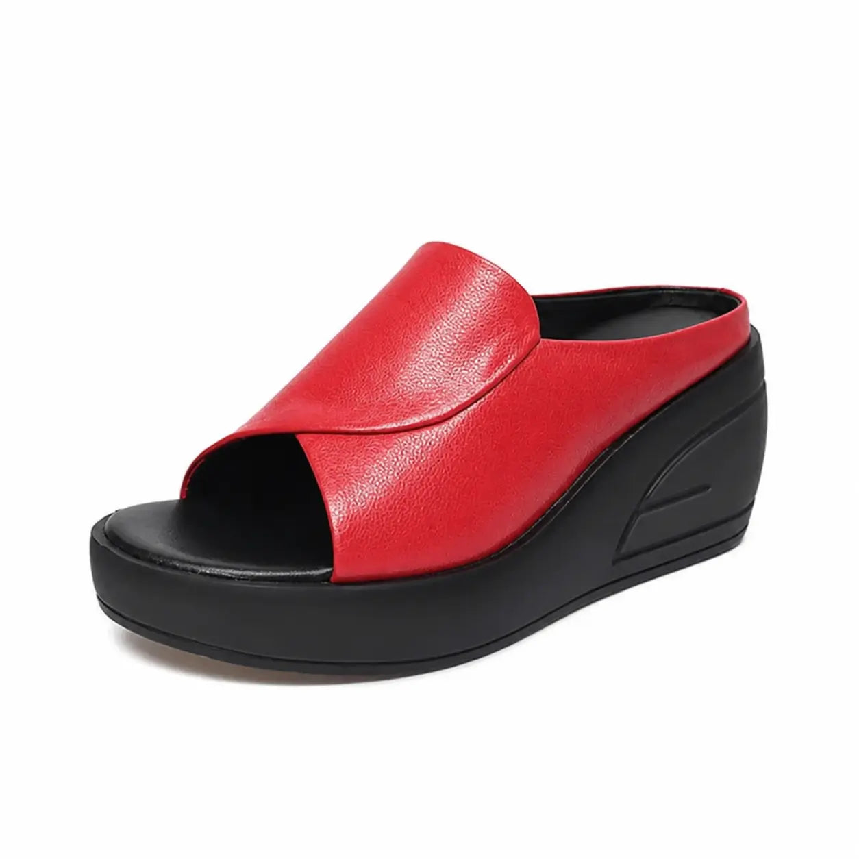 Karina™ | Cushioned Slip-On Wedge Sandals